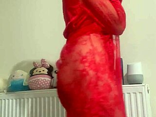 Fishnet lingerie dancer teases with dirty talk and maledom