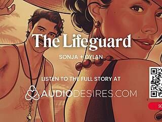 hot milf fucked by a lifeguard on a beach public sex teasing asmr audio porn erotic audio roleplay for women